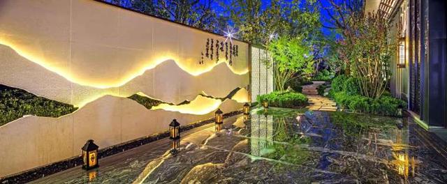 66张新中式山水墙意向图,附赠48个山水景观墙源文件,直接拿来用