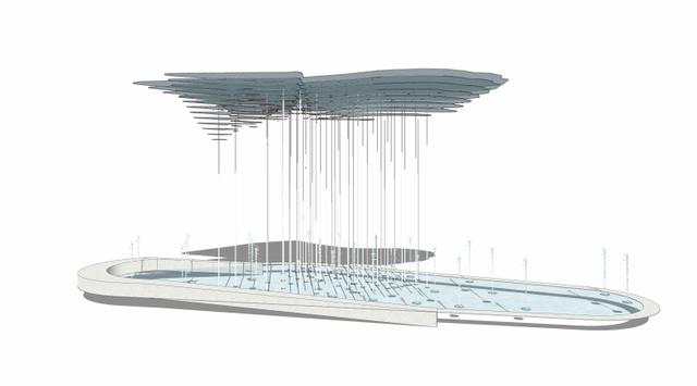 66张新中式山水墙意向图，附赠48个山水景观墙源文件，直接拿来用