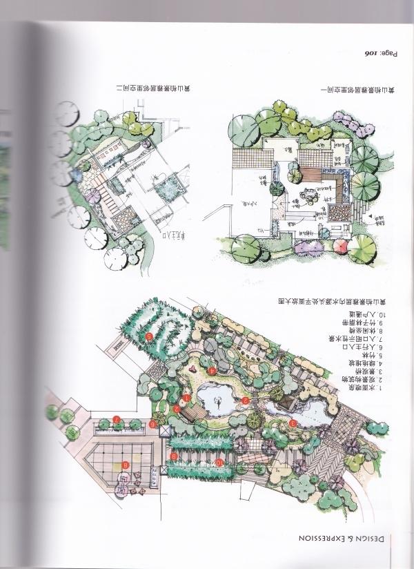 园林设计平面图(206张),学景观设计要先学平面图,拿去