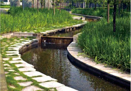 水景──人工湖、溪流与驳岸设计