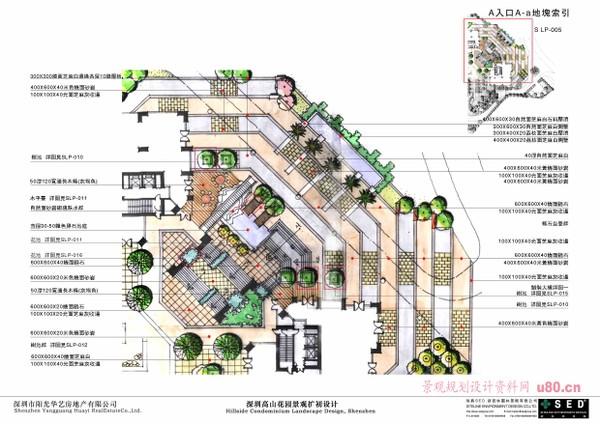 园林设计平面图（206张），学景观设计要先学平面图，拿去