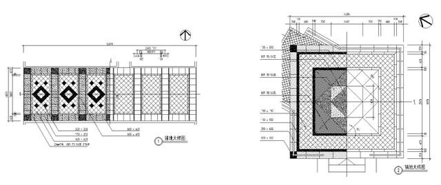 景观硬质铺装|130余套园林铺地CAD图案，经典分享