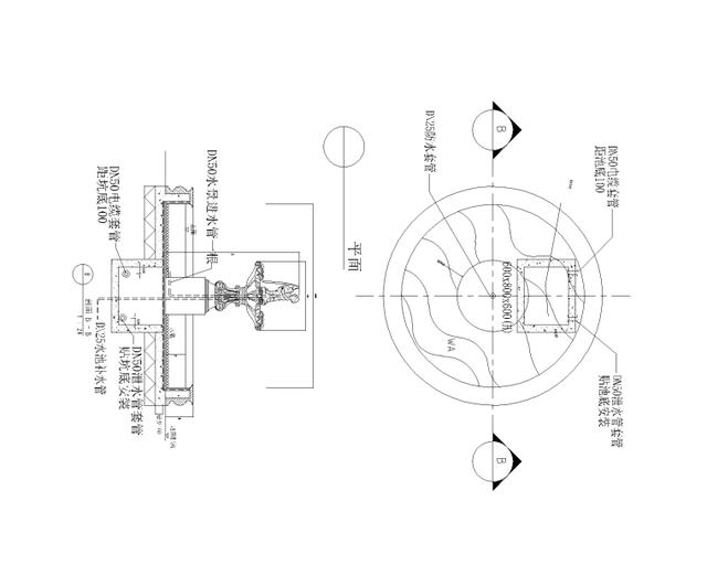 精选景观水景喷泉-方案施工图（25套），以后不会无从下手了