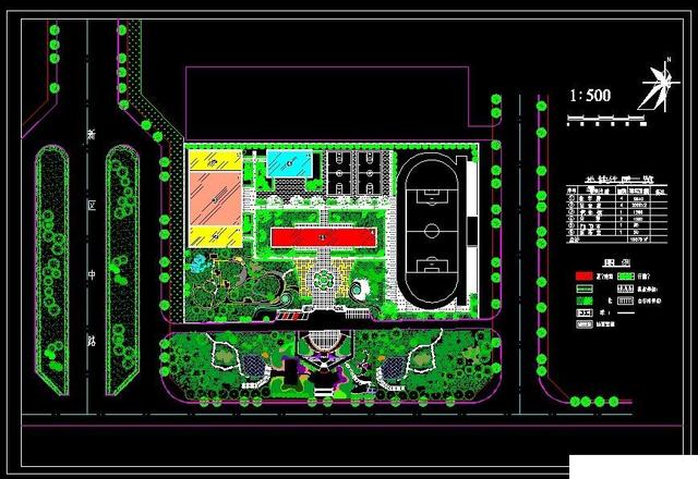 校园规划总平面图44套，建筑景观园林设计CAD方案图纸分享