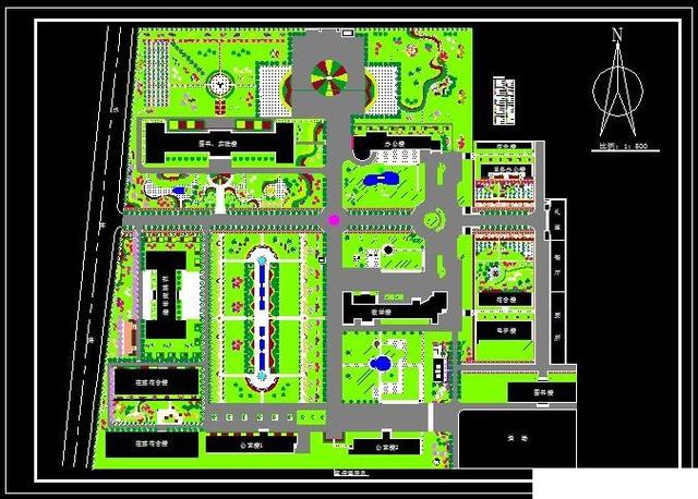 校园规划总平面图44套，建筑景观园林设计CAD方案图纸分享