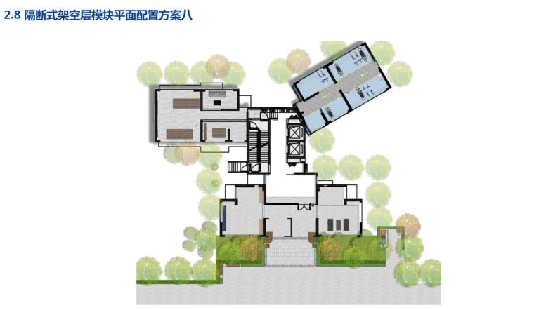 知名企业架空层景观标准化设计（ (4)