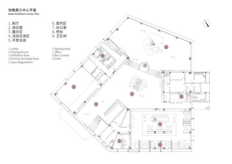惠州泰丰枫林岸幼儿园与销售中心平面图