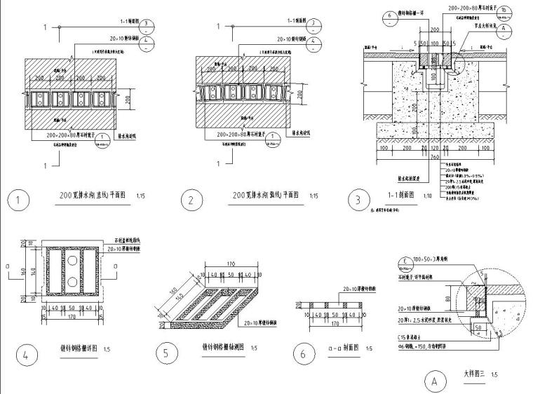 12类通用大样标准化做法集合-排水沟做法 (3)
