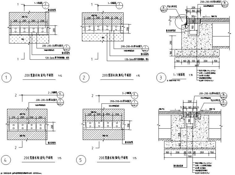 12类通用大样标准化做法集合-排水沟做法 (2)