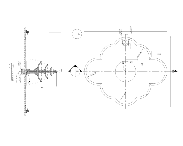 喷泉施工图4