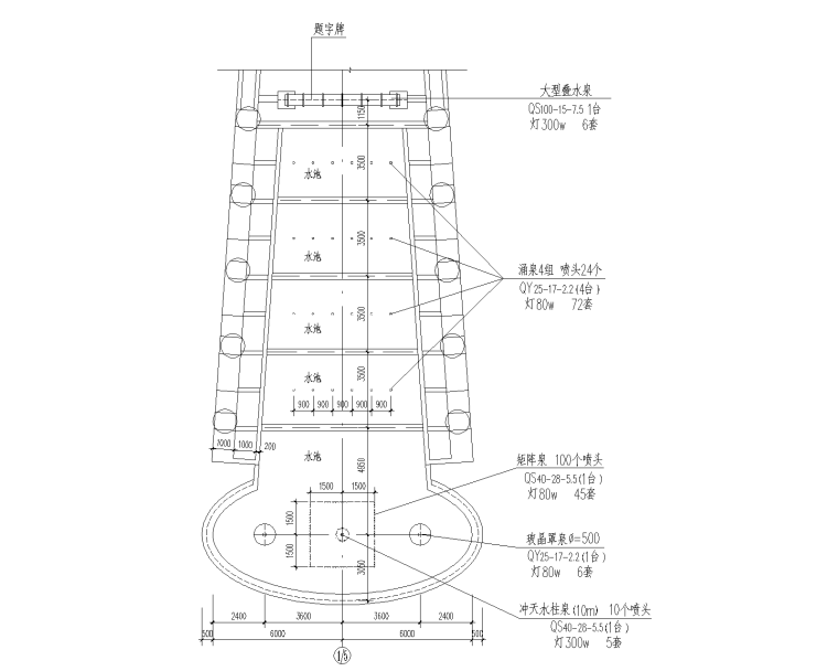 入口广场跌水平面2