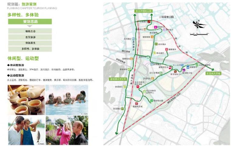 [浙江]特色健康小镇景观设计方案-旅游线路策划