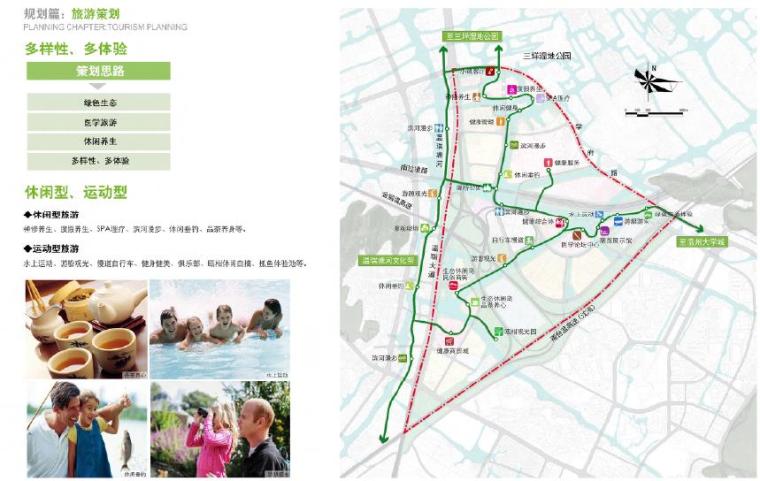[浙江]特色健康小镇景观设计方案-旅游线路策划
