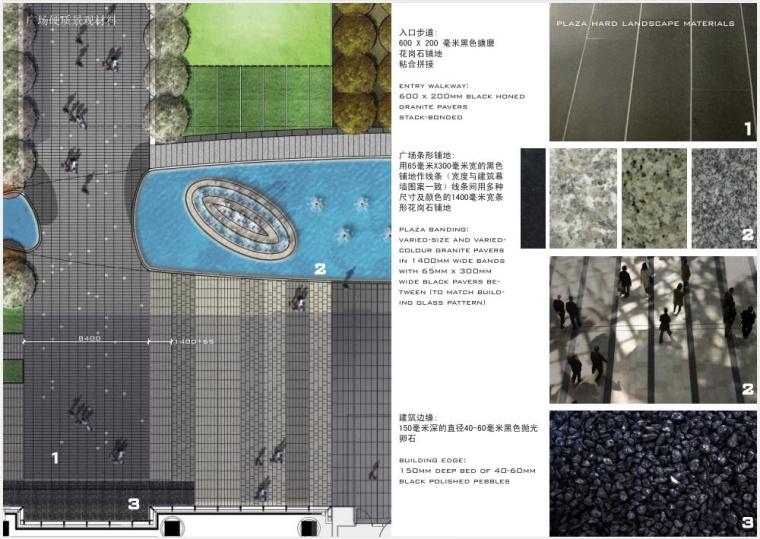 现代风格屋顶花园景观方案设计-铺装设计