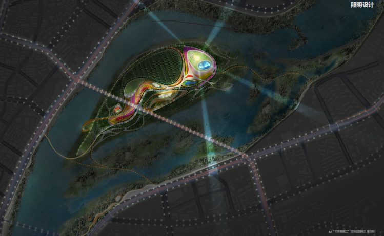[四川]南充嘉陵江湿地公园景观设计方案-照明设计