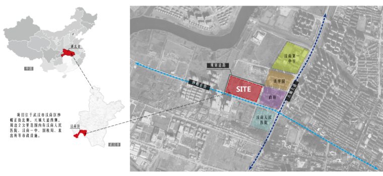 [武汉]蓝光· 汉南雍锦天府大区景观深化方案-3-蓝光· 汉南雍锦天府大区-区位分析