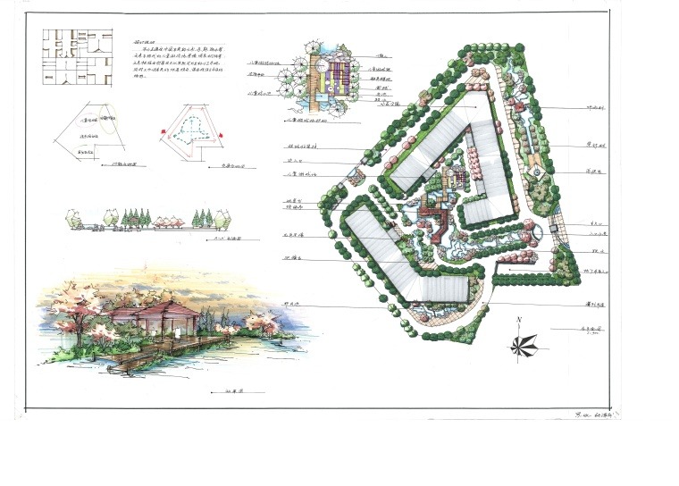 景观快题500例-好的快题方案、好的平面设计-快题设计 (20)