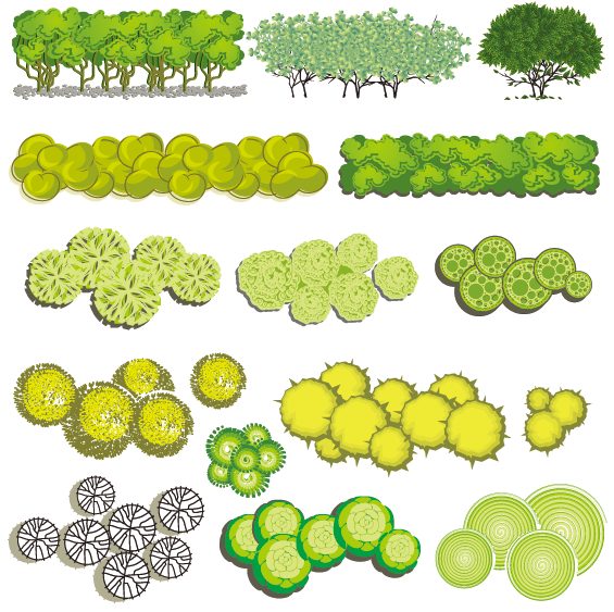 青春系彩平植物素材AI-4-青春系彩平图植物素材（20）预览