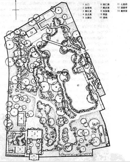 考研干货！87张中国古典园林平面图（收藏）_55
