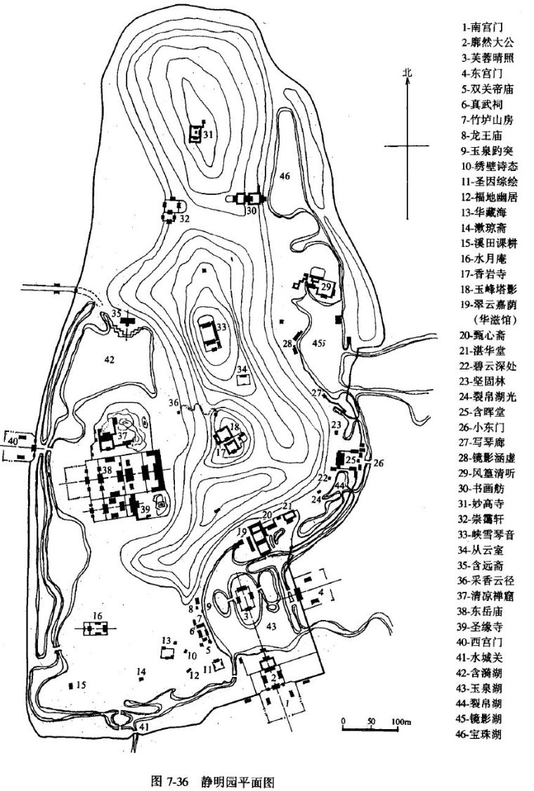 考研干货！87张中国古典园林平面图（收藏）_75