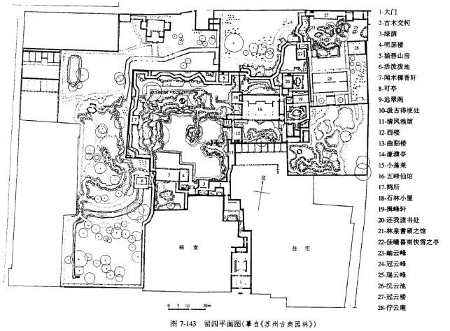 考研干货！87张中国古典园林平面图（收藏）_102