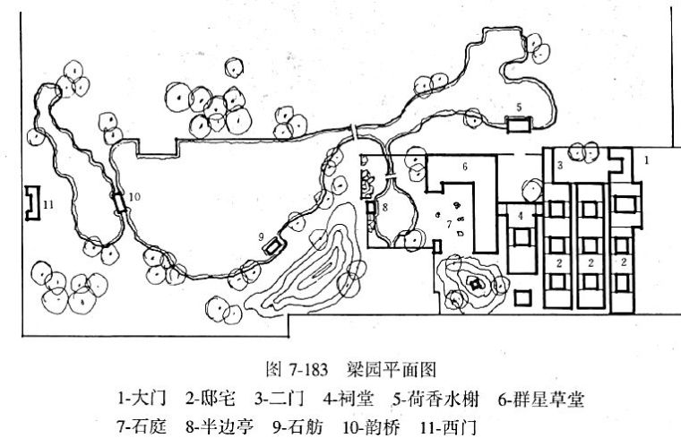 考研干货！87张中国古典园林平面图（收藏）_108