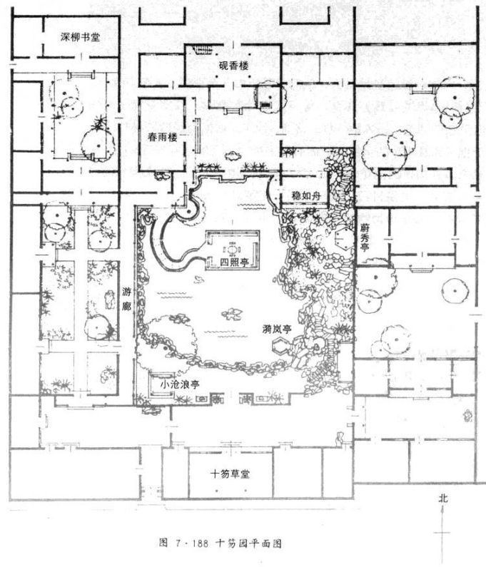 考研干货！87张中国古典园林平面图（收藏）_107