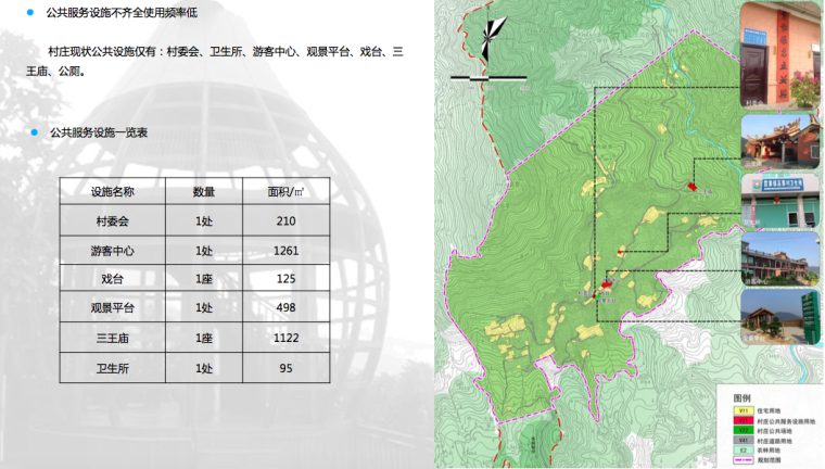 [福建]平和县美丽乡村景观规划设计方案-公共服务设施现状