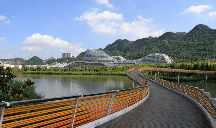 土人六盘水湿地公园施工图+实景图片 土人六盘水湿地公园施工图+实景图片