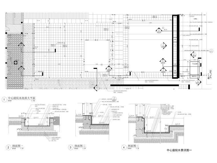 杭州现代中式度假酒店园建CAD施工图+实景照片