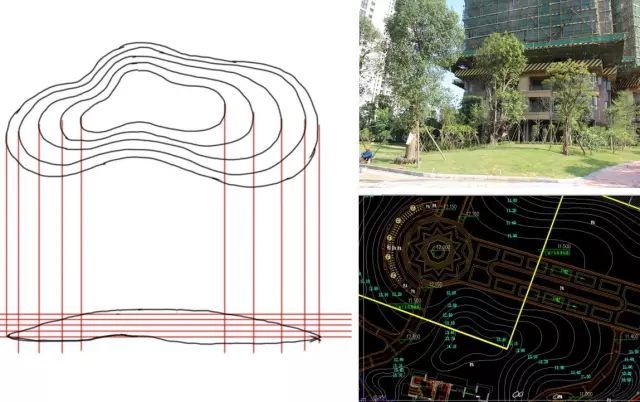 园林景观施工图怎样才能画好微地形
