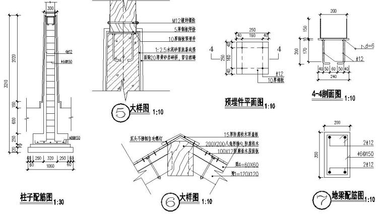 东南亚风景观亭节点CAD详图