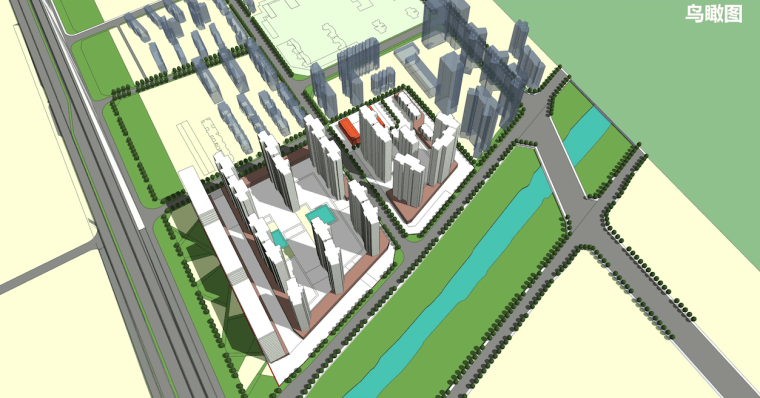 郑州现代时尚都市居住区景观方案文本