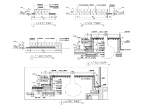 现代高端小区全套景观施工图分享