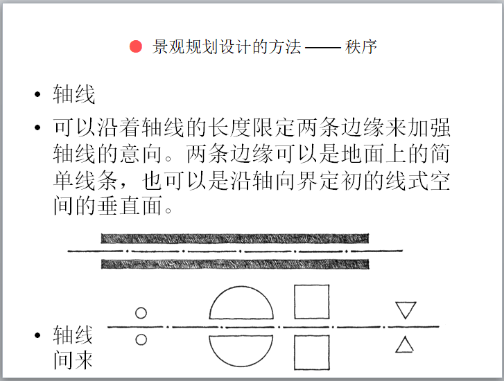 景观空间设计法则讲解（143页）-景观规划设计的方法 —— 秩序