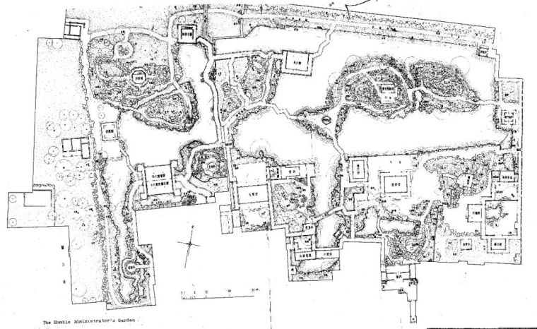 南北方经典中国园林平面图赏析
