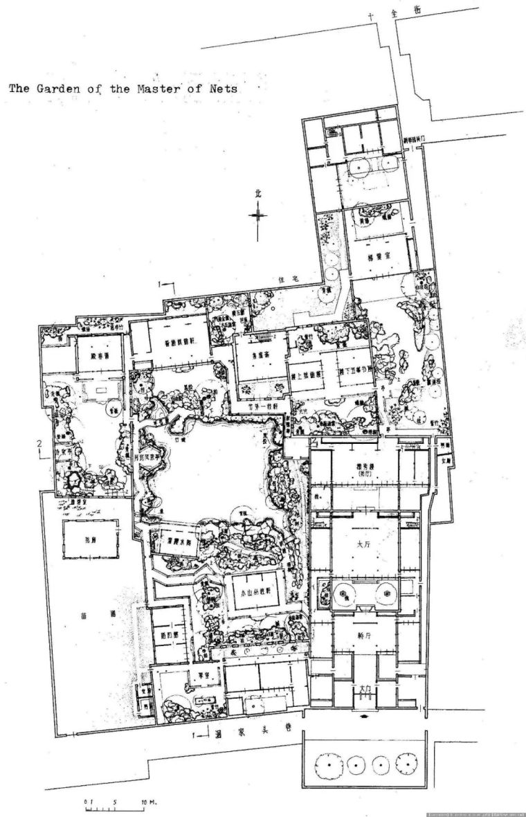 南北方经典中国园林平面图赏析