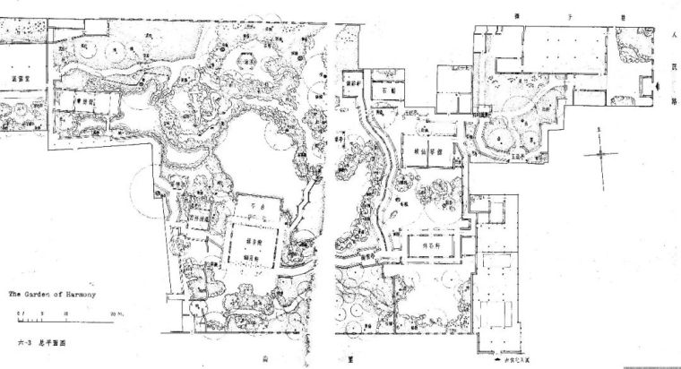 南北方经典中国园林平面图赏析