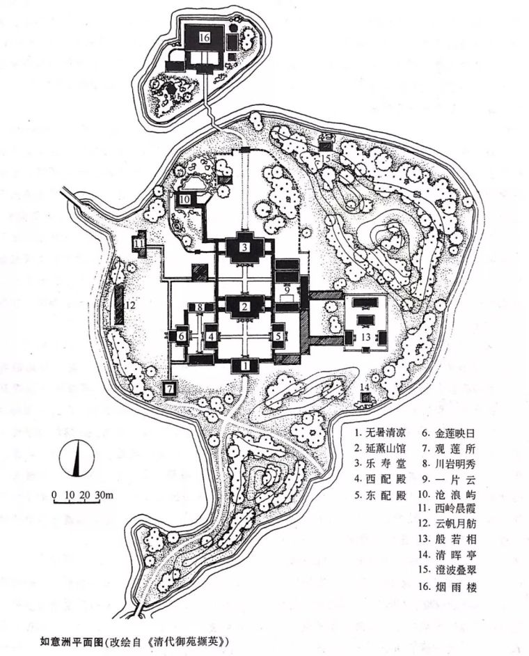 南北方经典中国园林平面图赏析