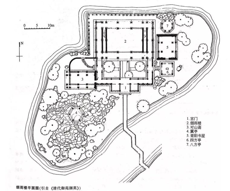 南北方经典中国园林平面图赏析 南北方经典中国园林平面图赏析