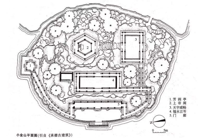 南北方经典中国园林平面图赏析 南北方经典中国园林平面图赏析
