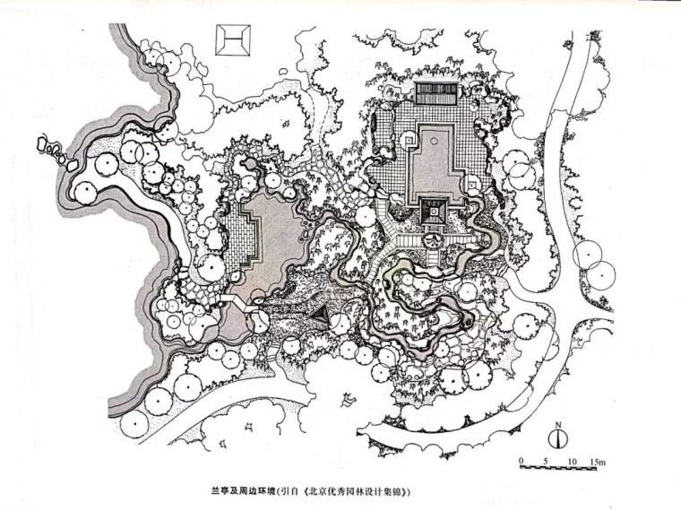 南北方经典中国园林平面图赏析 南北方经典中国园林平面图赏析
