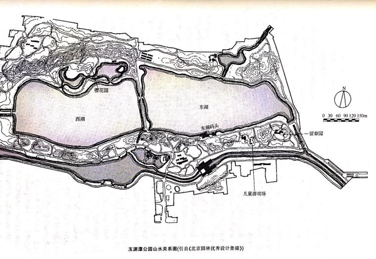 南北方经典中国园林平面图赏析 南北方经典中国园林平面图赏析