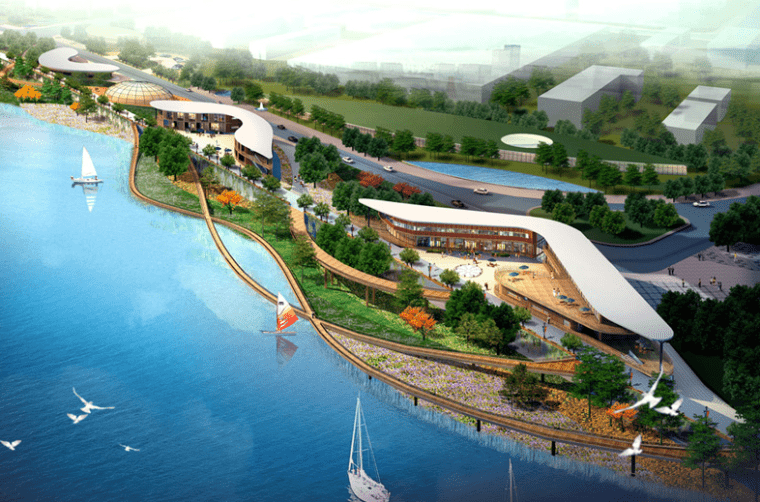 遂宁市河东新区五彩滨江景观带设计CAD施工图 遂宁市河东新区五彩滨江景观带设计CAD施工图