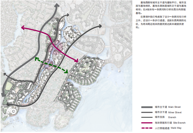 美林湖滨河水韵区商业街景观方案设计