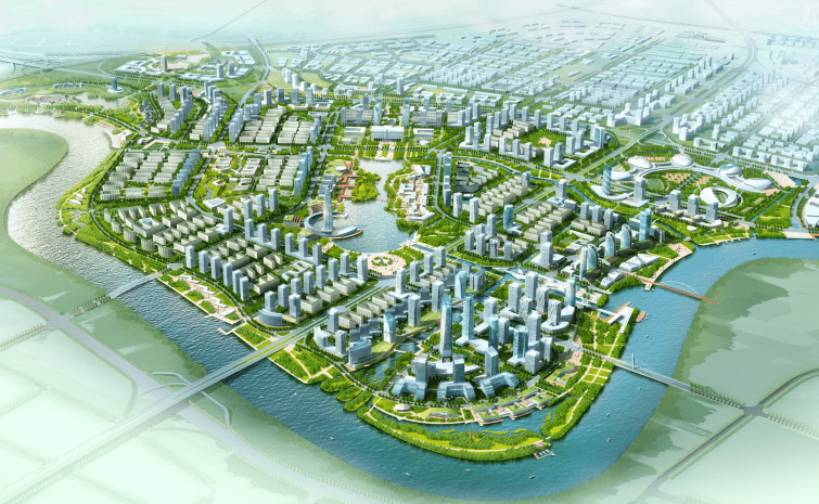 宁波市江北姚江新区概念规划及城市设计 宁波市江北姚江新区概念规划及城市设计