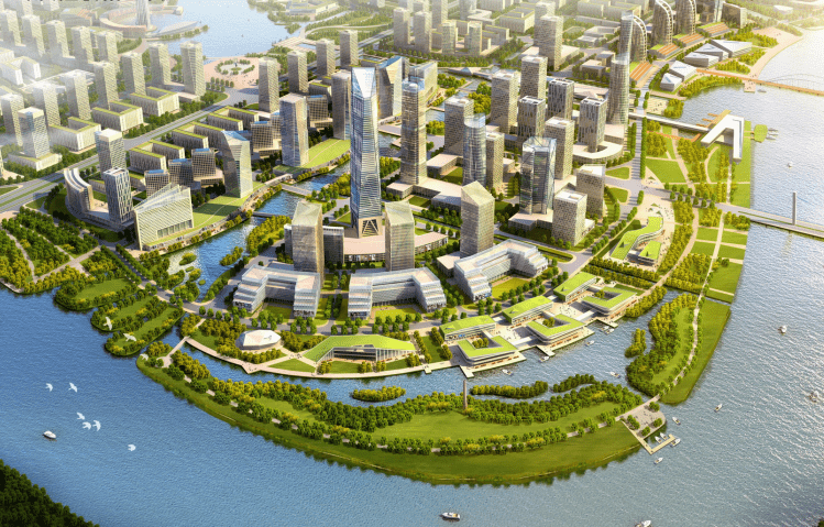 宁波市江北姚江新区概念规划及城市设计 宁波市江北姚江新区概念规划及城市设计