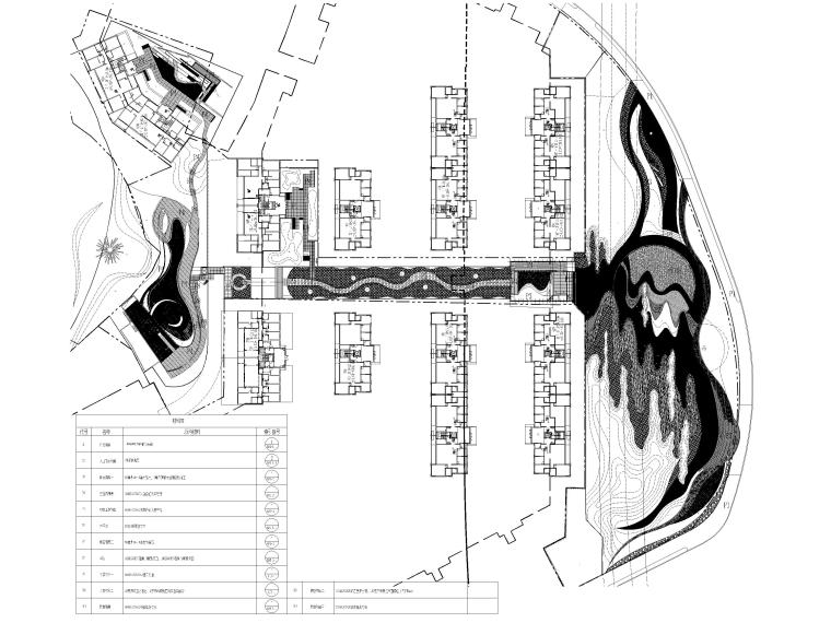 万科壹号半岛示范区景观施工图+实景图