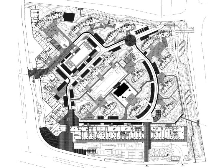 宁波地铁站周边园林景观CAD施工图