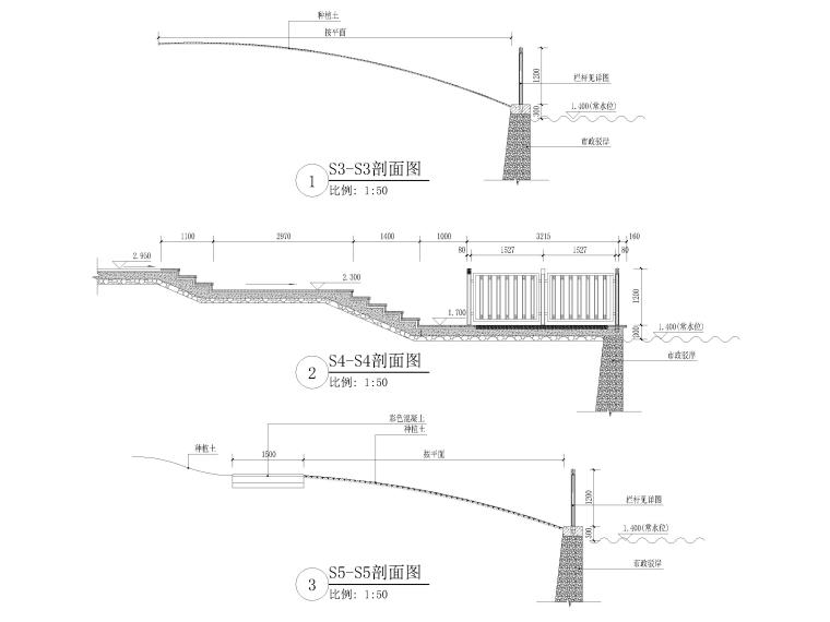 宁波地铁站周边园林景观CAD施工图